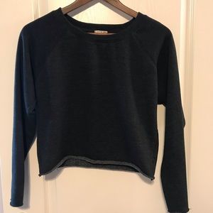 I Love H81 Cropped Sweatshirt Peekaboo Back Size S